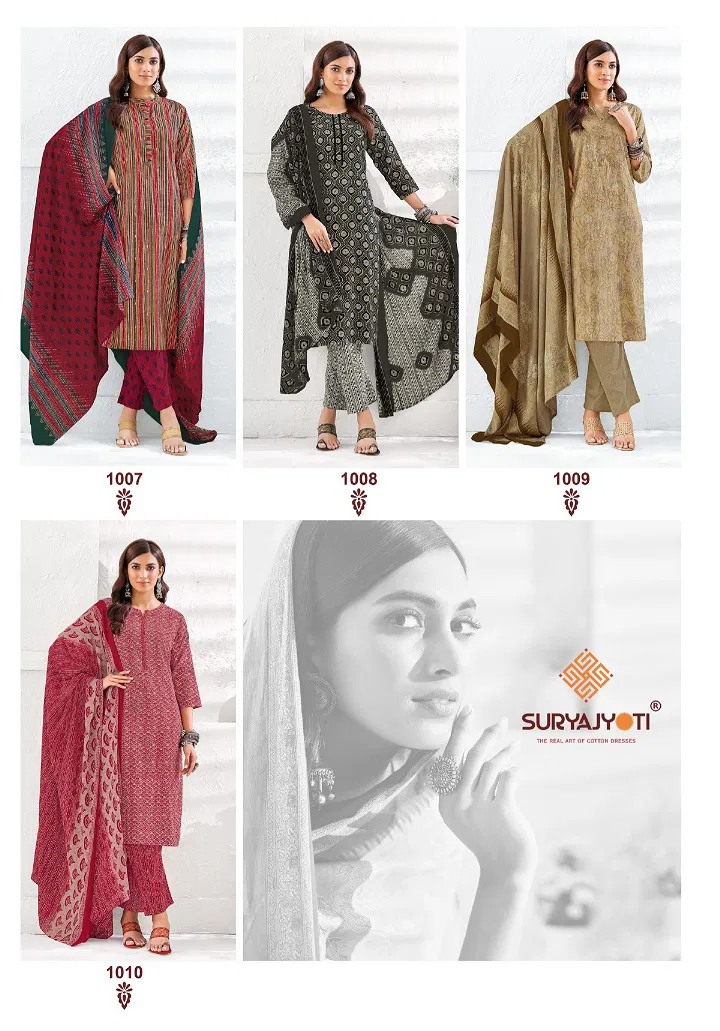 Suryajyoti Poshak Vol 1 Printed Readymade Suits Catalog